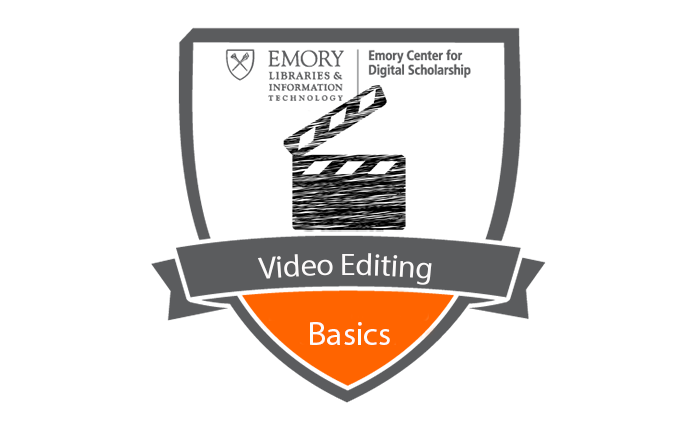 Exercise: Basic Video Editing - ECDS Digital Scholarship Training Program